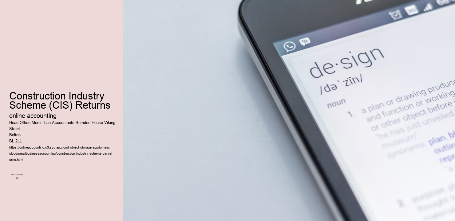 Construction Industry Scheme (CIS) Returns