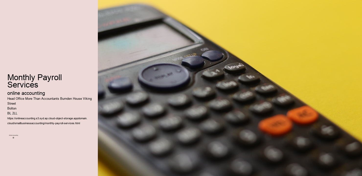 Monthly Payroll Services